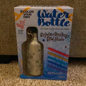 NEW Color Your Own Water Bottle - Safe, BPA Free